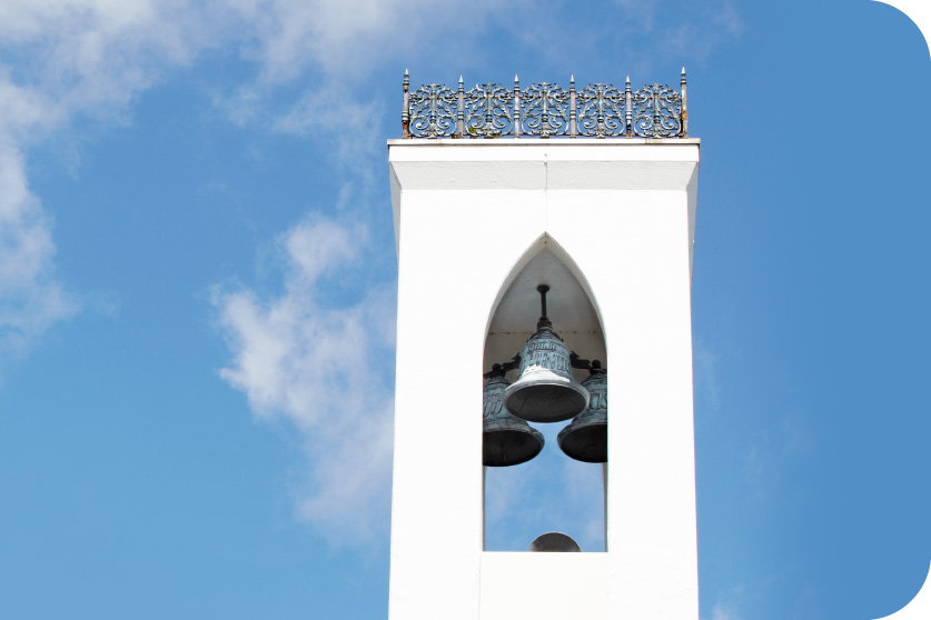 喜信堂の鐘